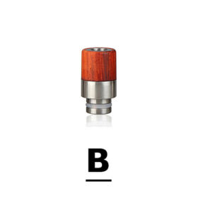 Wood drip tip PS4 : B (Red)