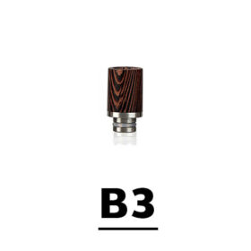Wood drip tip Short : B3 (Black)