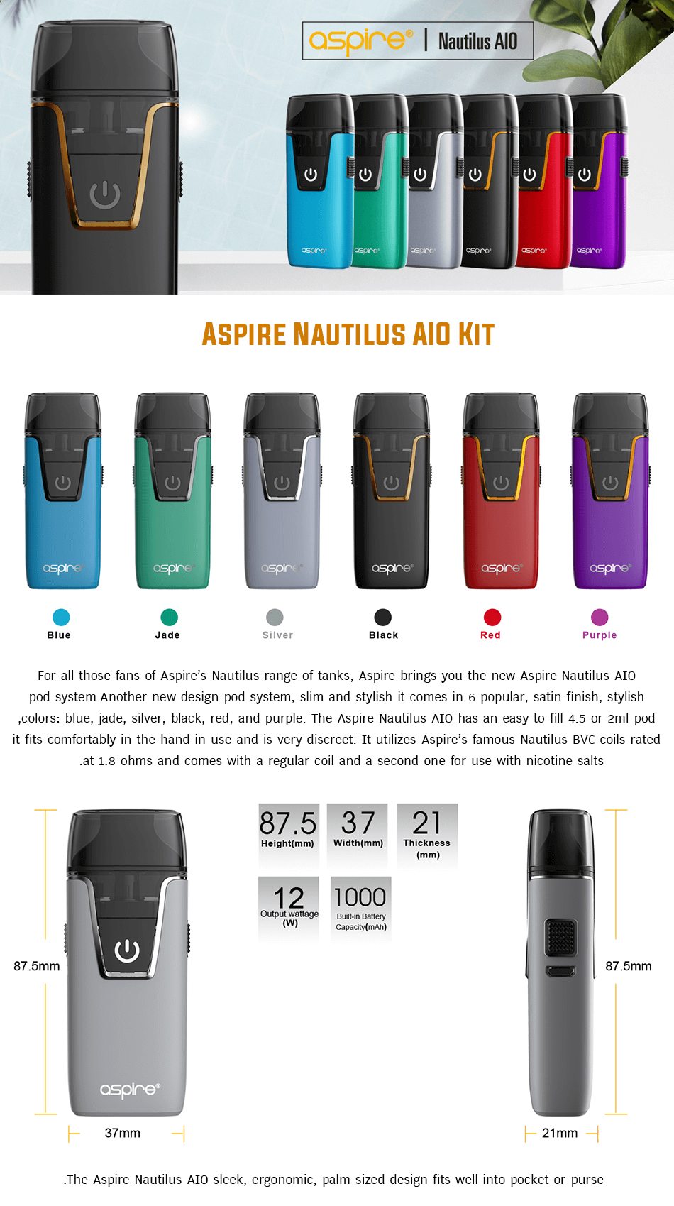 1 Aspire Nautilus AIO kit 1