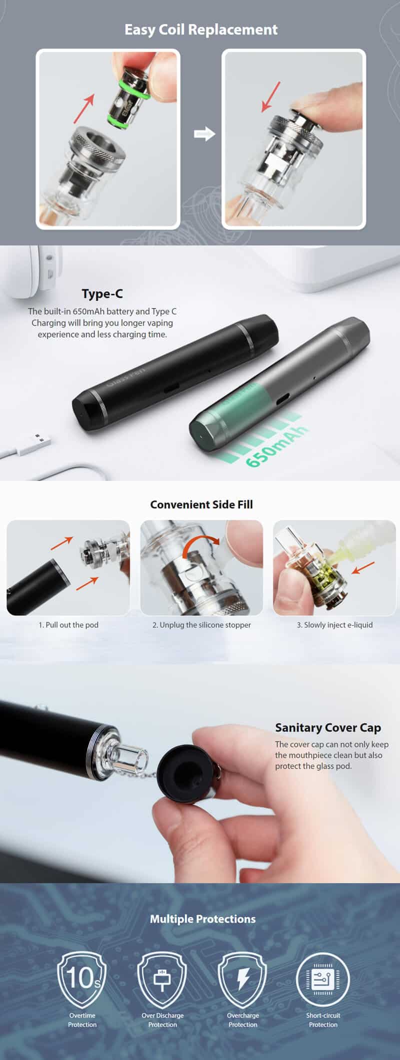 1 Glass Pen Kit Eleaf 2