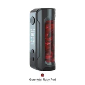 Gunmetal Ruby Red