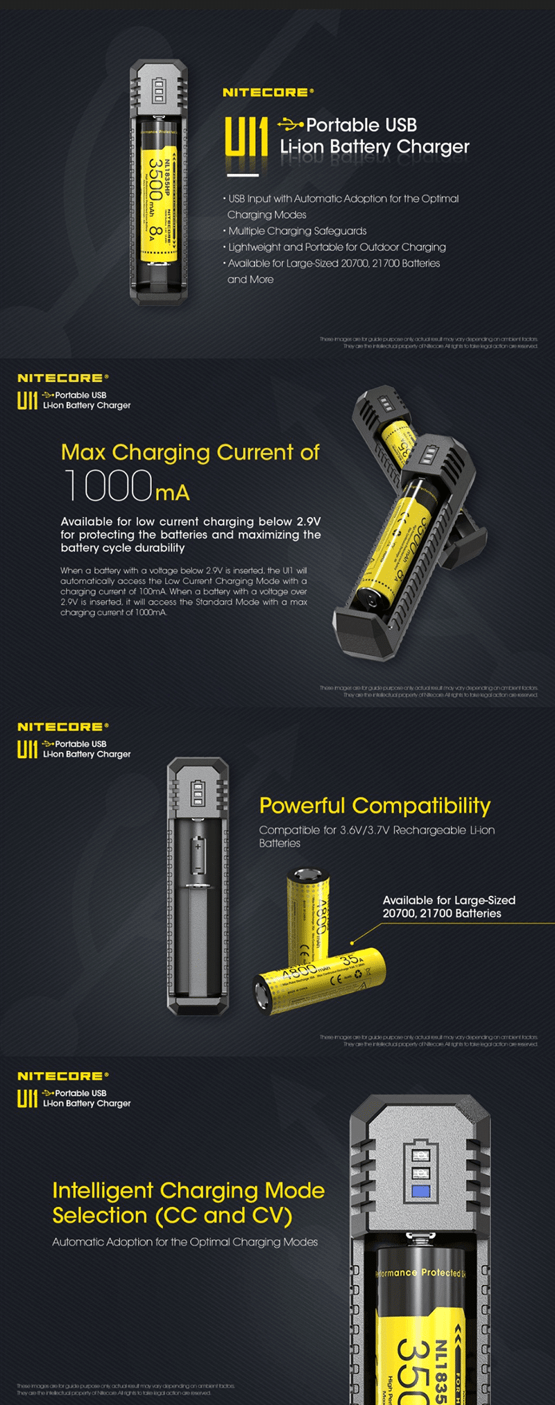 1 Nitecore Ul1 Single Slot Battery Charger 1