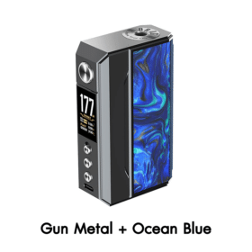 Gun Metal + Ocean Blue
