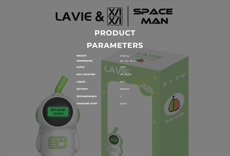 1 Lavie Space Man 7000 Puffs Disposable Vape 3