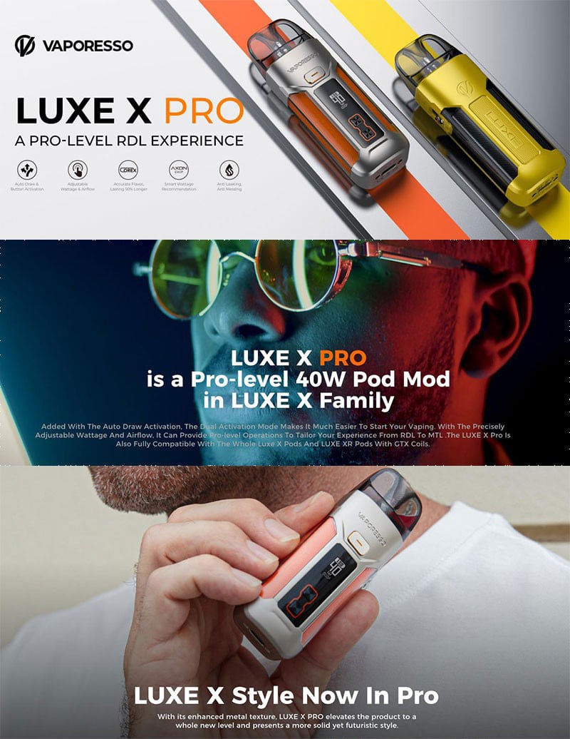 1 Luxe X Pro Pod System Kit Vaporesso 1